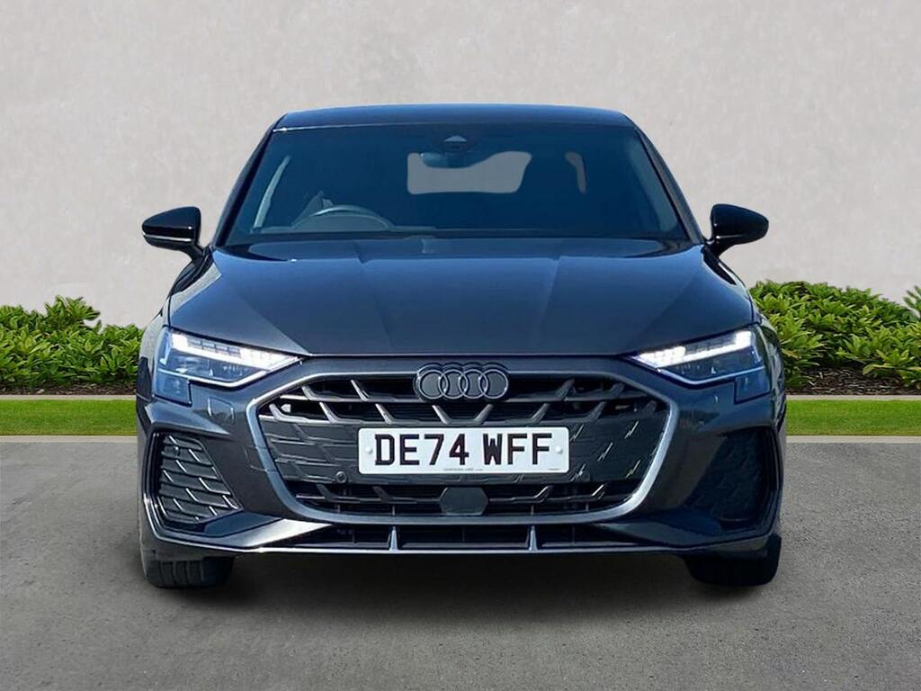 Audi A3 1.5 Tfsi 35 Black Edition Saloon S Tron DE74WFF Grey #5