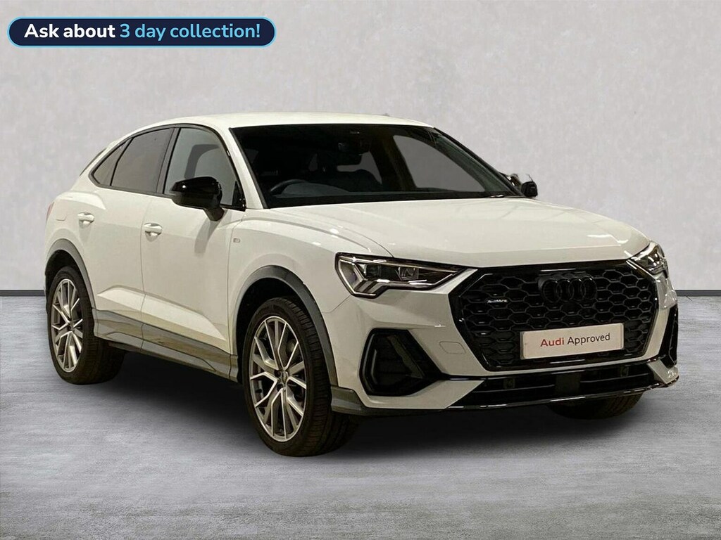 Audi Q3 2.0 Tfsi 40 Black Edition Sportback S T White