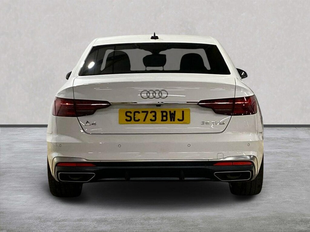 Audi A4 2.0 Tfsi 35 S Line Saloon S Tronic Euro White #4
