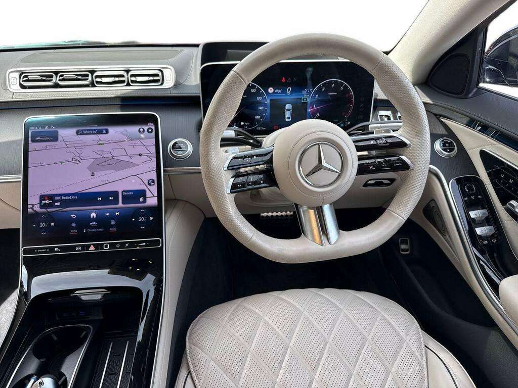 Mercedes-Benz S Class Saloon Black #9