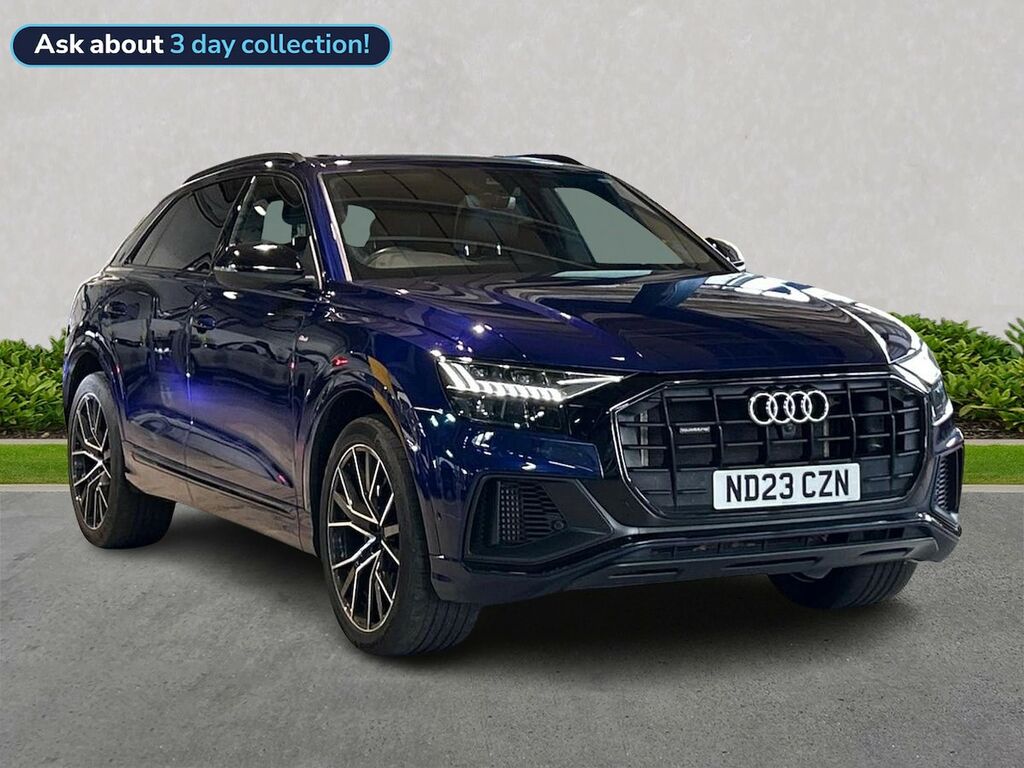 Audi Q8 3.0 Tfsi V6 55 Black Edition Suv Tiptro Blue