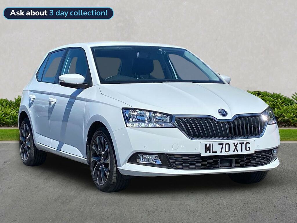 Skoda Fabia 1.0 Se Drive Hatchback Euro 6 S White