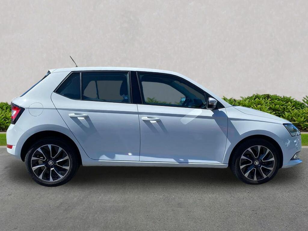 Skoda Fabia 1.0 Se Drive Hatchback Euro 6 S White #3