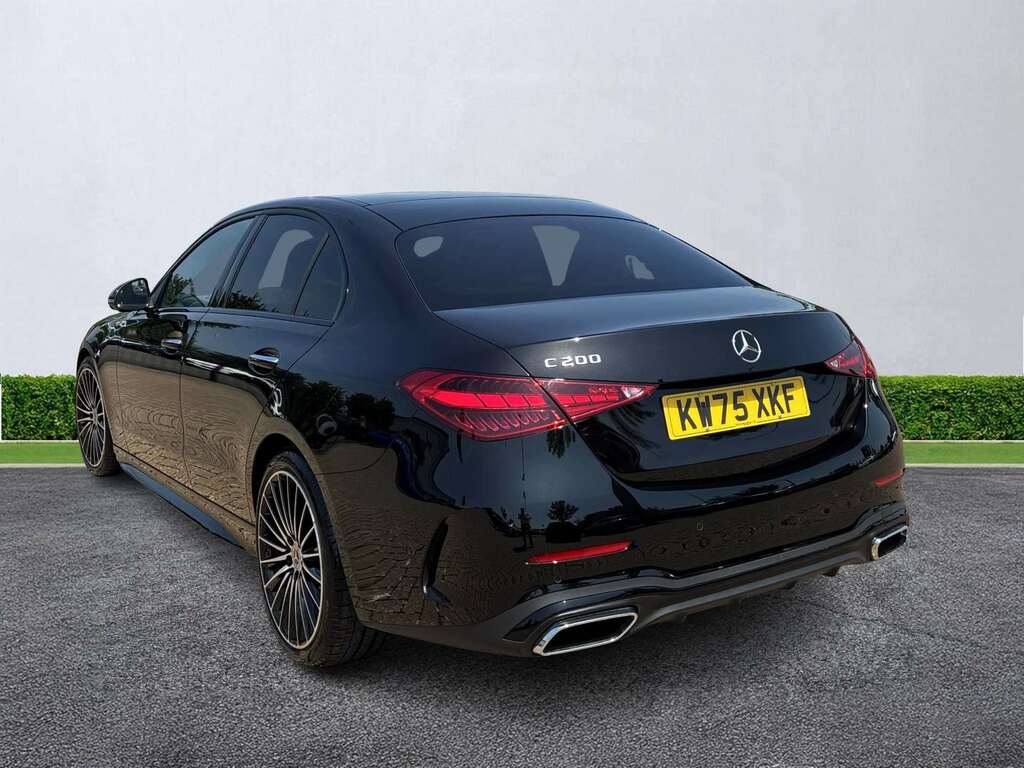 Mercedes-Benz C Class C200 Amg Line Premium Plus 9G-tronic KW75XKF Black #2