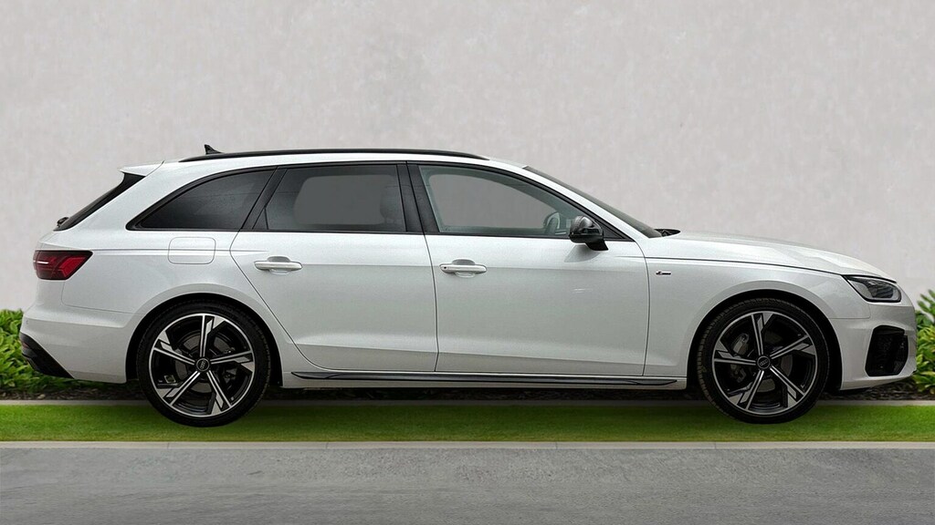 Audi A4 Avant 2.0 Tfsi 40 Black Edition Estate S Tron White #3
