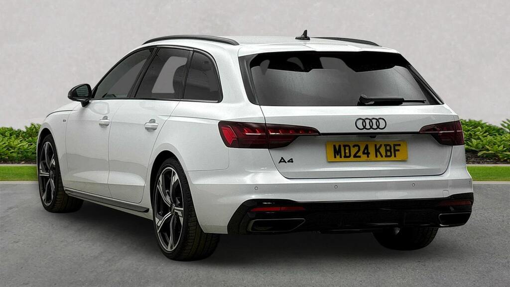 Audi A4 Avant 2.0 Tfsi 40 Black Edition Estate S Tron White #2