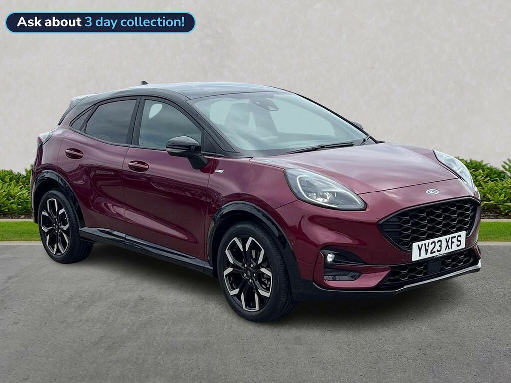 Ford Puma 1.0 Ecoboost Hybrid Mhev Vivid Ruby Edition Red