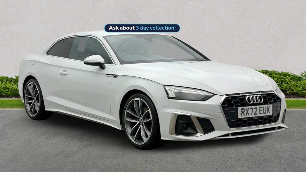 Audi A5 2.0 Tdi 35 S Line Coupe S Tronic Euro 6 White
