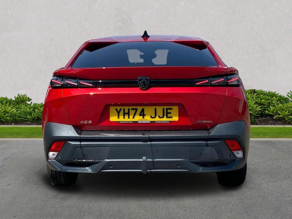 Peugeot 408 1.6 12.4Kwh Gt Fastback Plug-in Hybrid Red #4