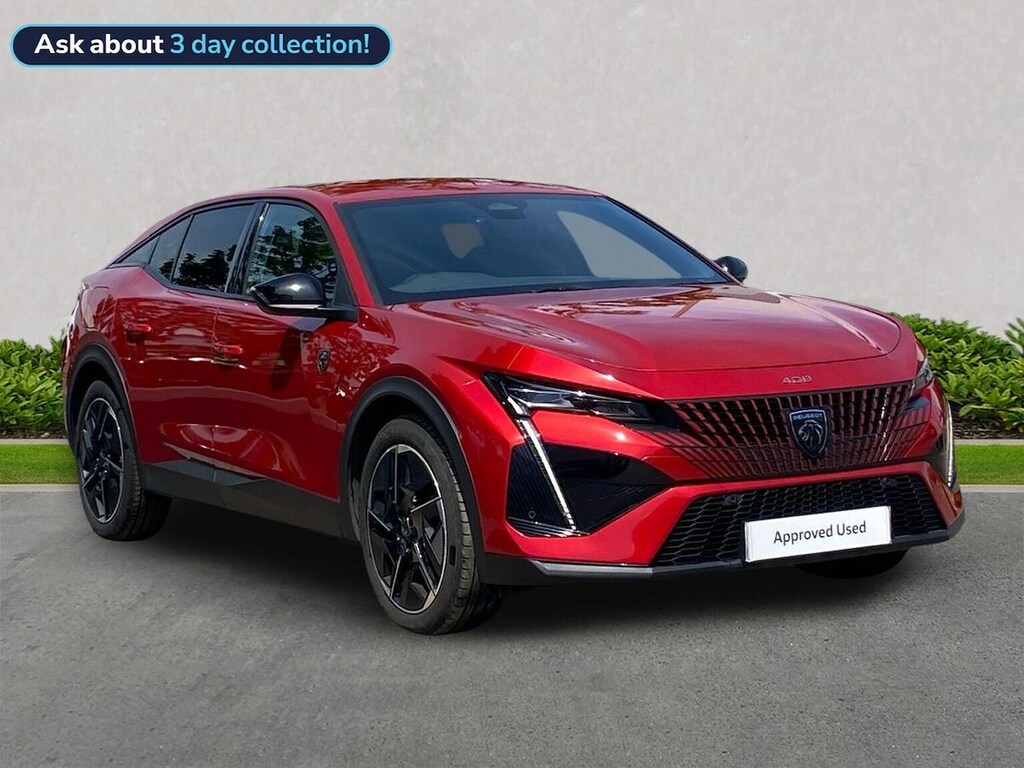 Peugeot 408 1.6 12.4Kwh Gt Fastback Plug-in Hybrid Red