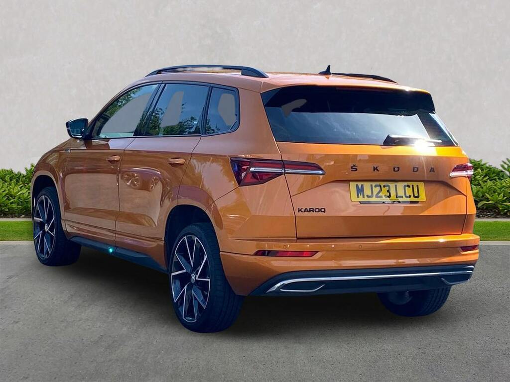 Skoda Karoq 1.5 Tsi Act Sportline Suv Dsg Euro 6 S MJ23LCU Orange #2