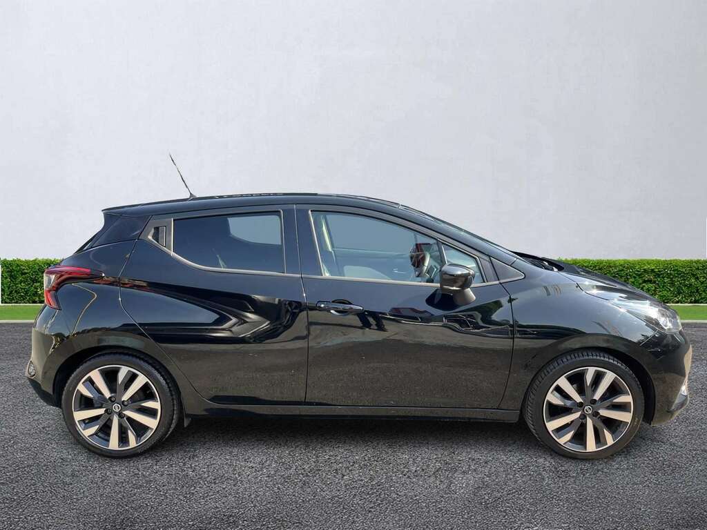 Nissan Micra 1.0 Ig-t 92 Tekna PX72OML Black #3