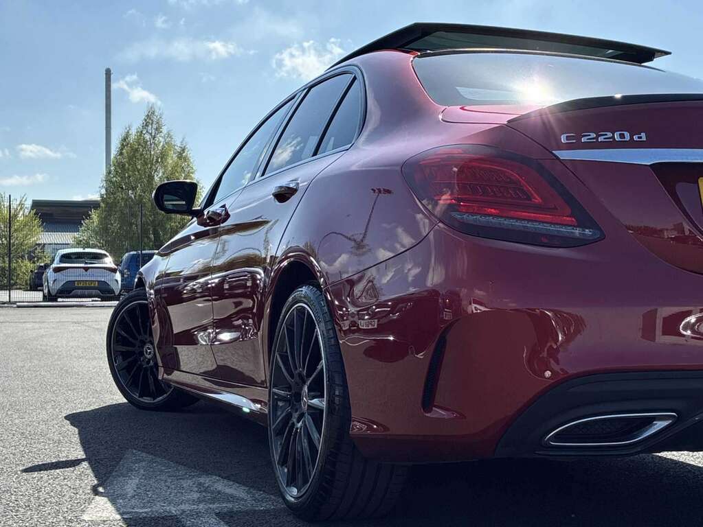 Mercedes-Benz C Class 220D 2.0 Amg Line Edition Blue #37