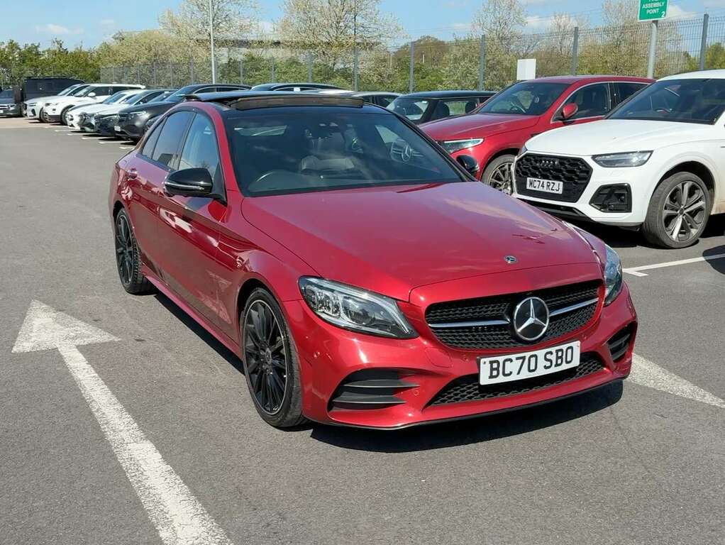Mercedes-Benz C Class 220D 2.0 Amg Line Edition Blue #1