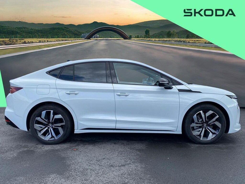 Skoda ENYAQ 210Kw 85X Sportline 82Kwh 4X4 White #3