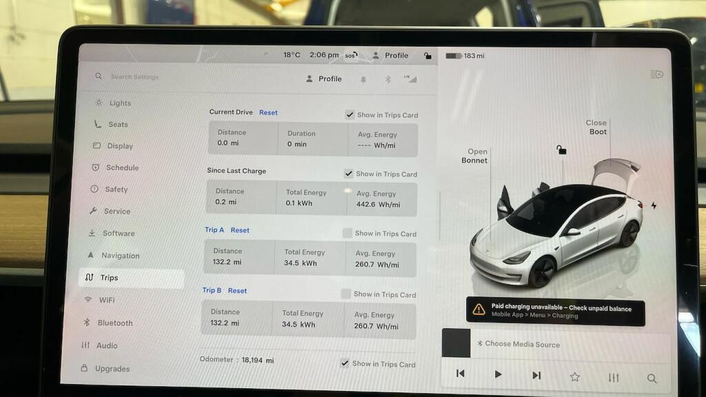 Tesla Model 3 Saloon Rwd 241 Bhp Black #12