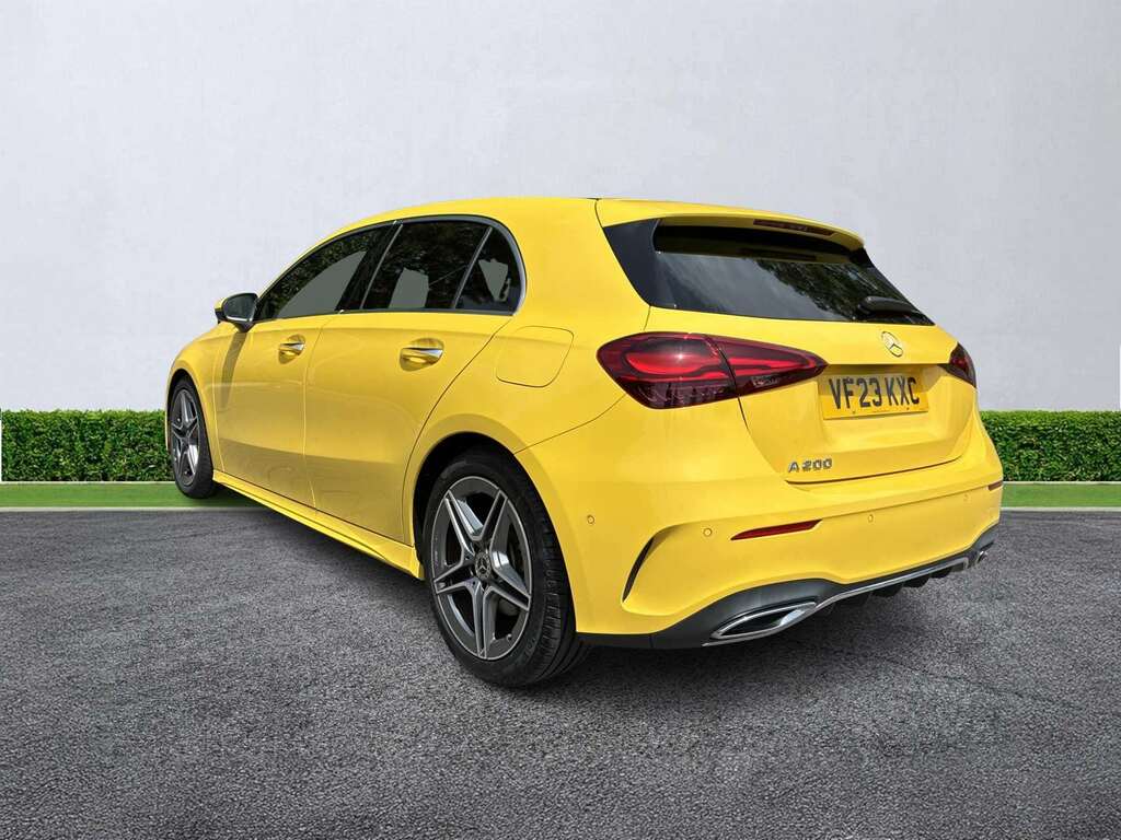 Mercedes-Benz A Class A200 Amg Line Executive VF23KXC Yellow #2