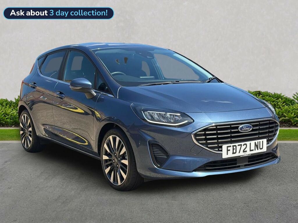 Ford Fiesta 1.0 Ecoboost Hbd Mhev 125 Titanium X Blue