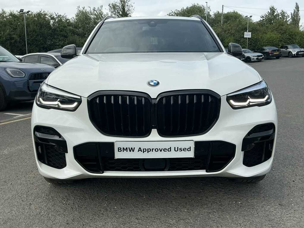 BMW X5 Xdrive30d Mht M Sport White #4