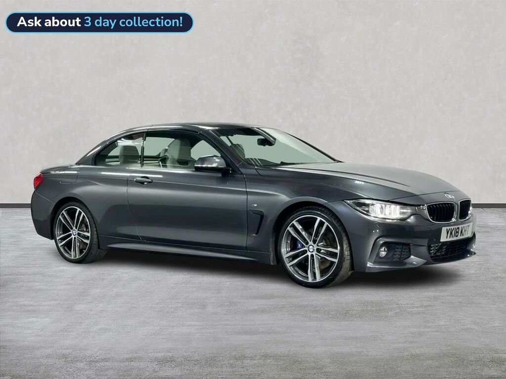 BMW 4 Series 2.0 420D M Sport Convertible Eur Grey