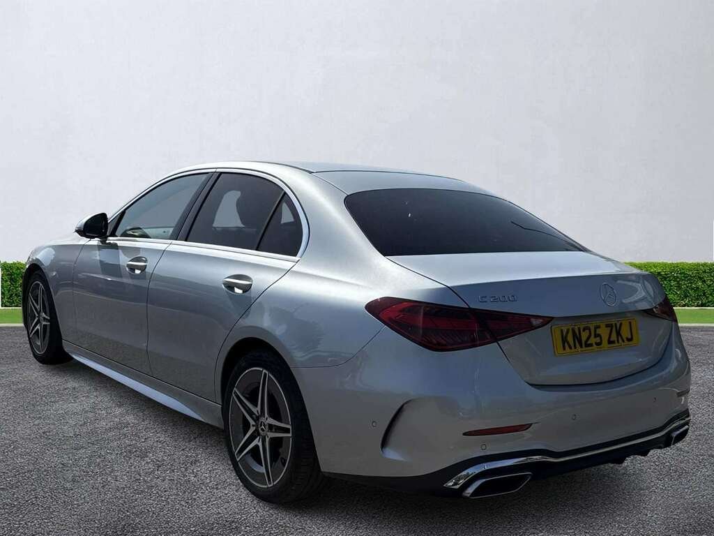 Mercedes-Benz C Class C200 Amg Line 9G-tronic KN25ZKJ Silver #2