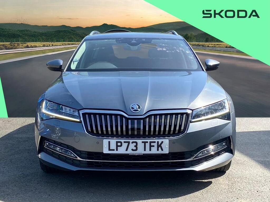 Skoda Superb 2.0 Tdi Laurin Klement Estate Dsg Eur LP73TFK Grey #5
