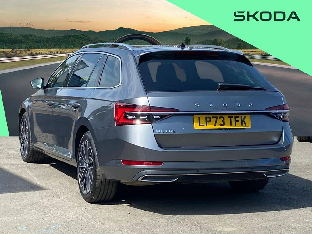 Skoda Superb 2.0 Tdi Laurin Klement Estate Dsg Eur LP73TFK Grey #2