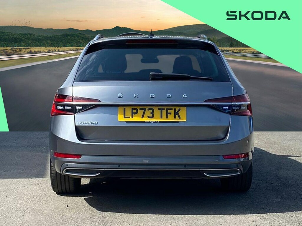 Skoda Superb 2.0 Tdi Laurin Klement Estate Dsg Eur LP73TFK Grey #4