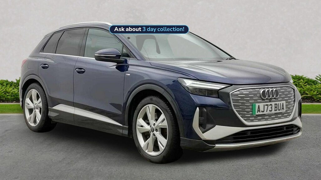 Audi Q4 E Tron 40 S Line Suv 82Kwh 204 Ps Blue