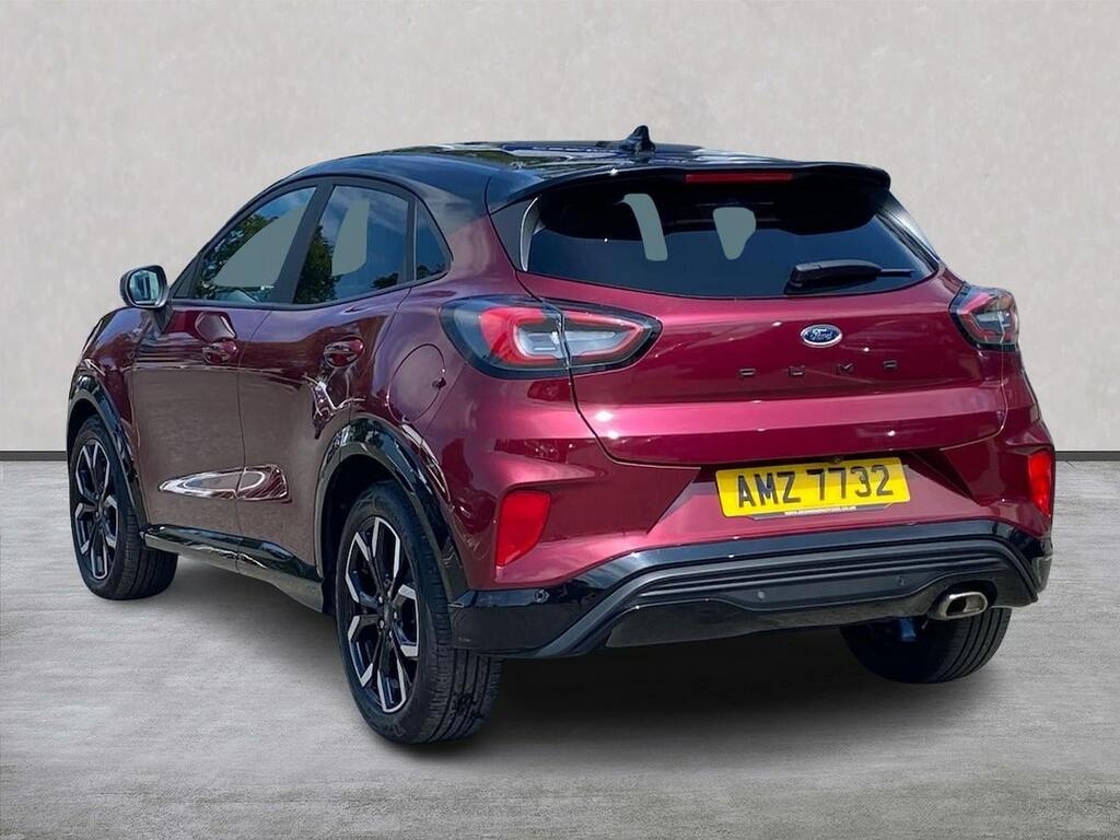 Ford Puma 1.0T Ecoboost Vivid Ruby Edition Suv Ma AMZ7732 Red #2