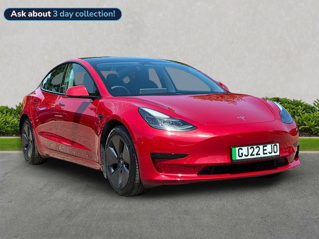 Tesla Model 3 Standard Range Plus Saloon Rwd Red