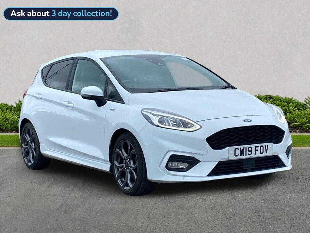 Ford Fiesta 1.0 Ecoboost 125 St-line White #1