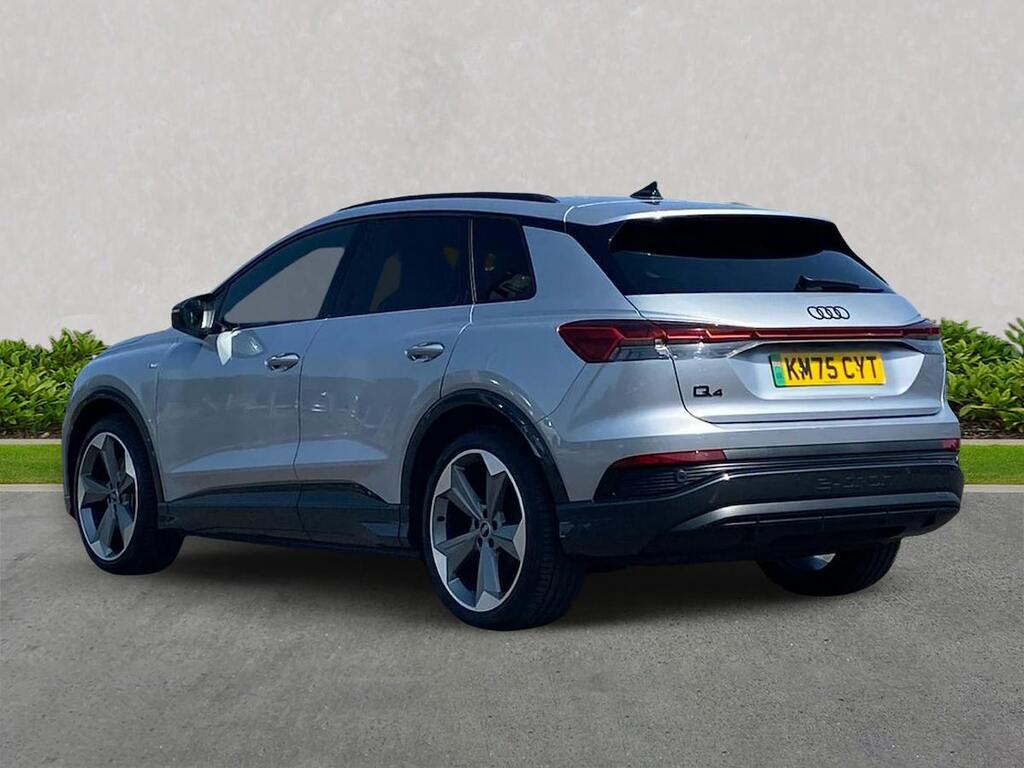 Audi Q4 E Tron 210Kw 45 82Kwh Black Edition Tech Pack KM75CYT Silver #2