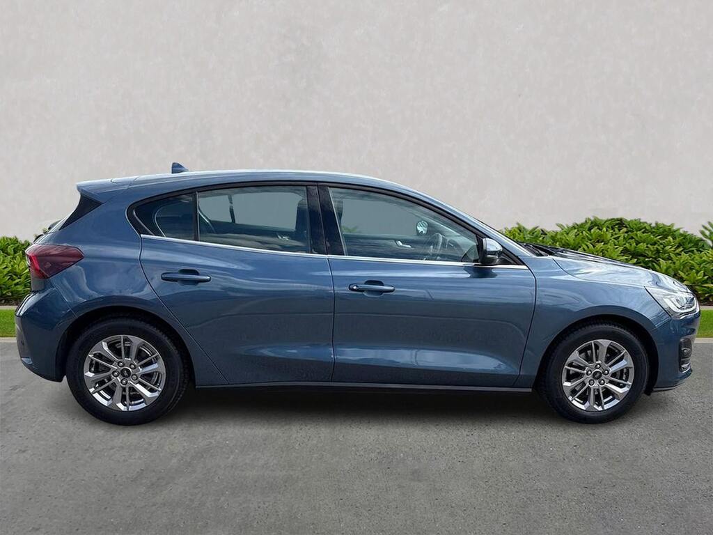 Ford Focus 1.0T Ecoboost Mhev Titanium Hatchback H CY72GMX Blue #3