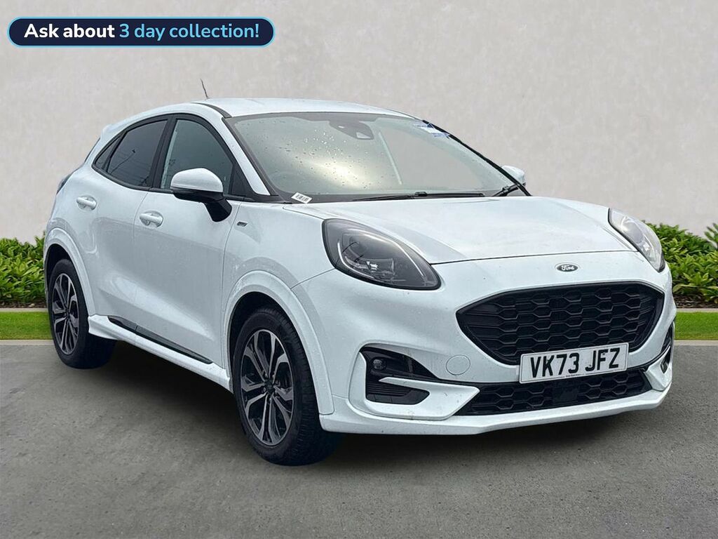 Ford Puma 1.0T Ecoboost Mhev St-line Suv Hybrid D White