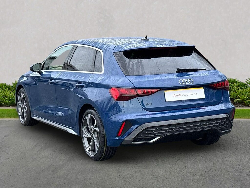 Audi A3 1.5 Tfsi 150 S Line S Tronic NA75ZNJ Blue #2