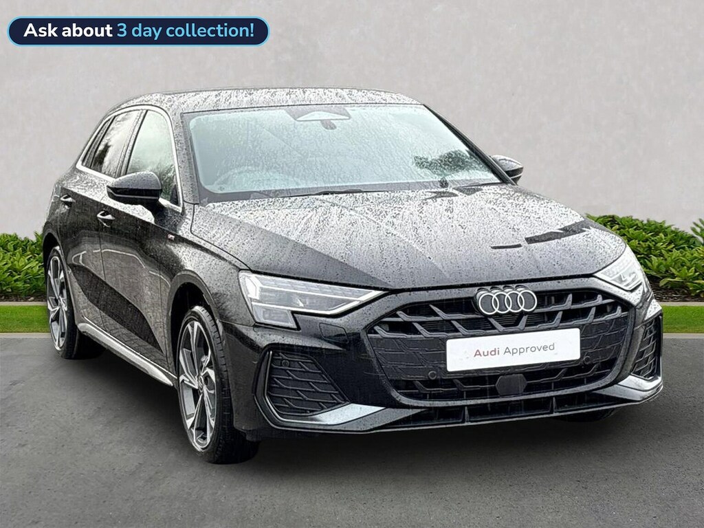 Audi A3 1.5 Tfsi 150 S Line S Tronic Tech Pack Black
