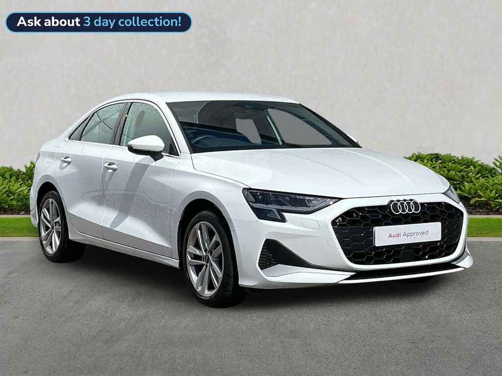 Audi A3 1.5 Tfsi 30 Sport Saloon Euro 6 DH74EKJ White