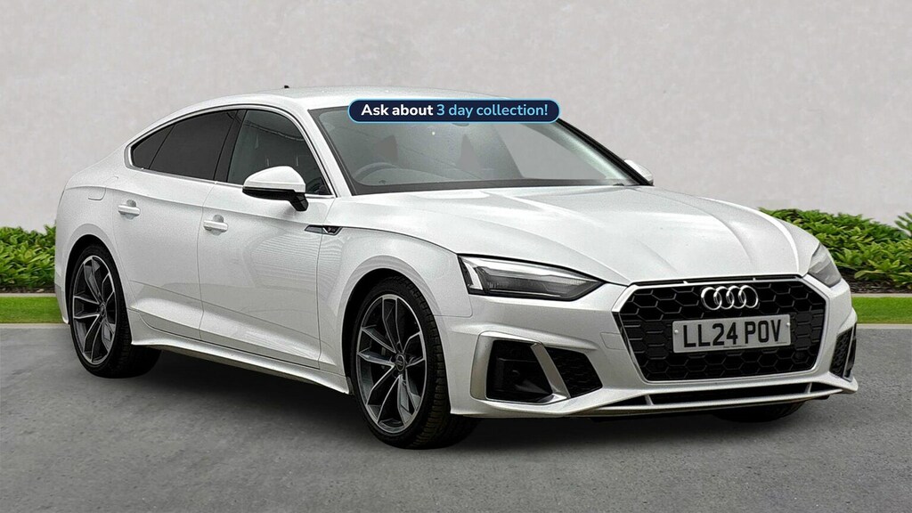 Audi A5 2.0 Tfsi 40 S Line Sportback S Tronic E White