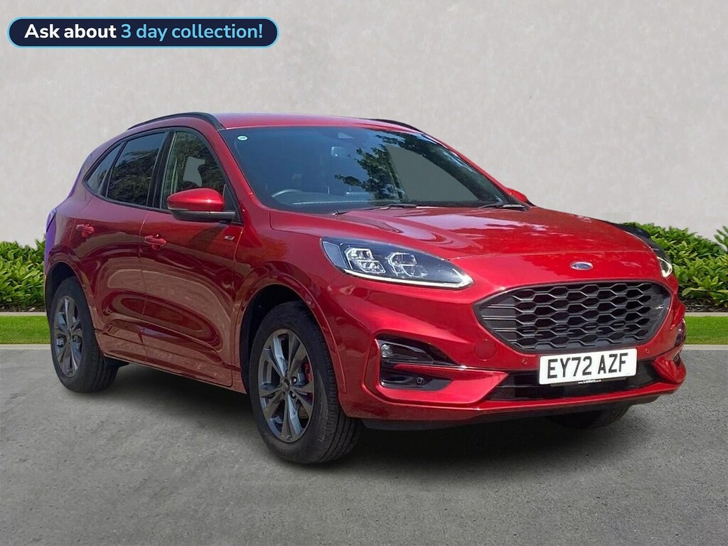 Ford Kuga 2.5 Ecoboost Duratec 14.4Kwh St-line Suv Petro EY72AZF Red