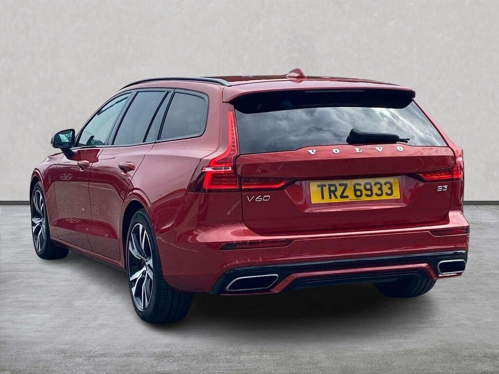 Volvo V60 2.0 B3 Mhev Plus Estate Hybrid Dct Red #2