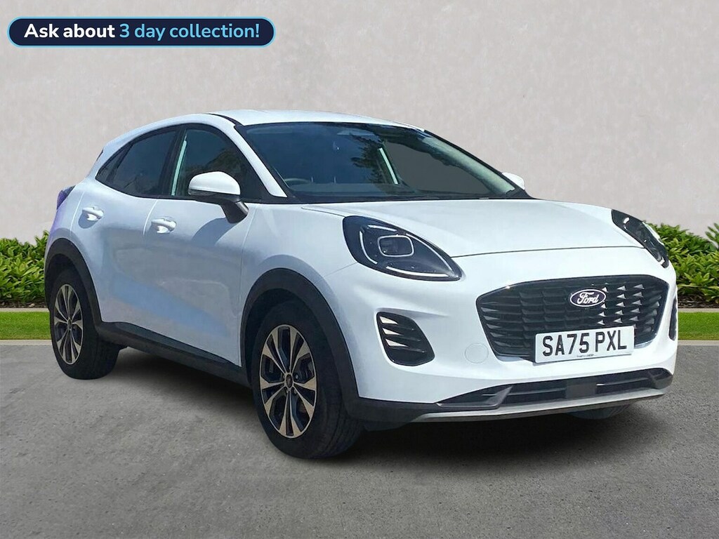 Ford Puma 1.0T Ecoboost Mhev Titanium Suv Hybrid White