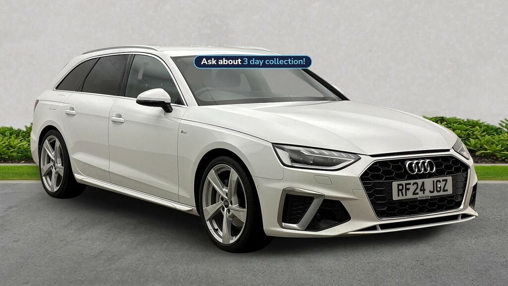 Audi A4 Avant 40 Tfsi 204 S Line S Tronic White