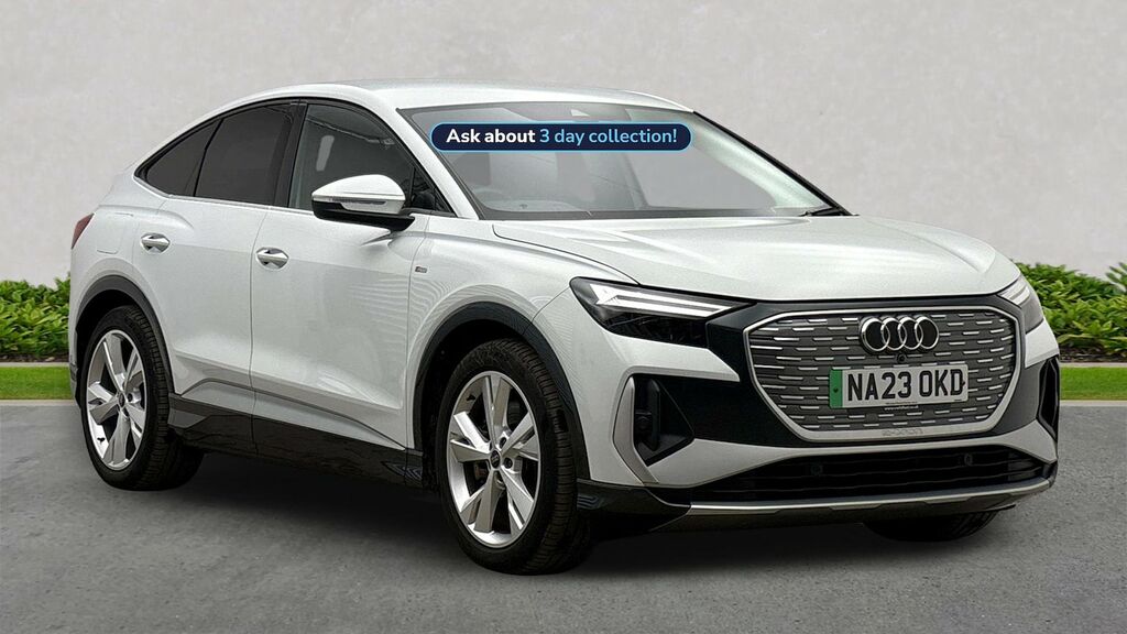 Audi Q4 E Tron 40 S Line Sportback 82Kwh 204 P White