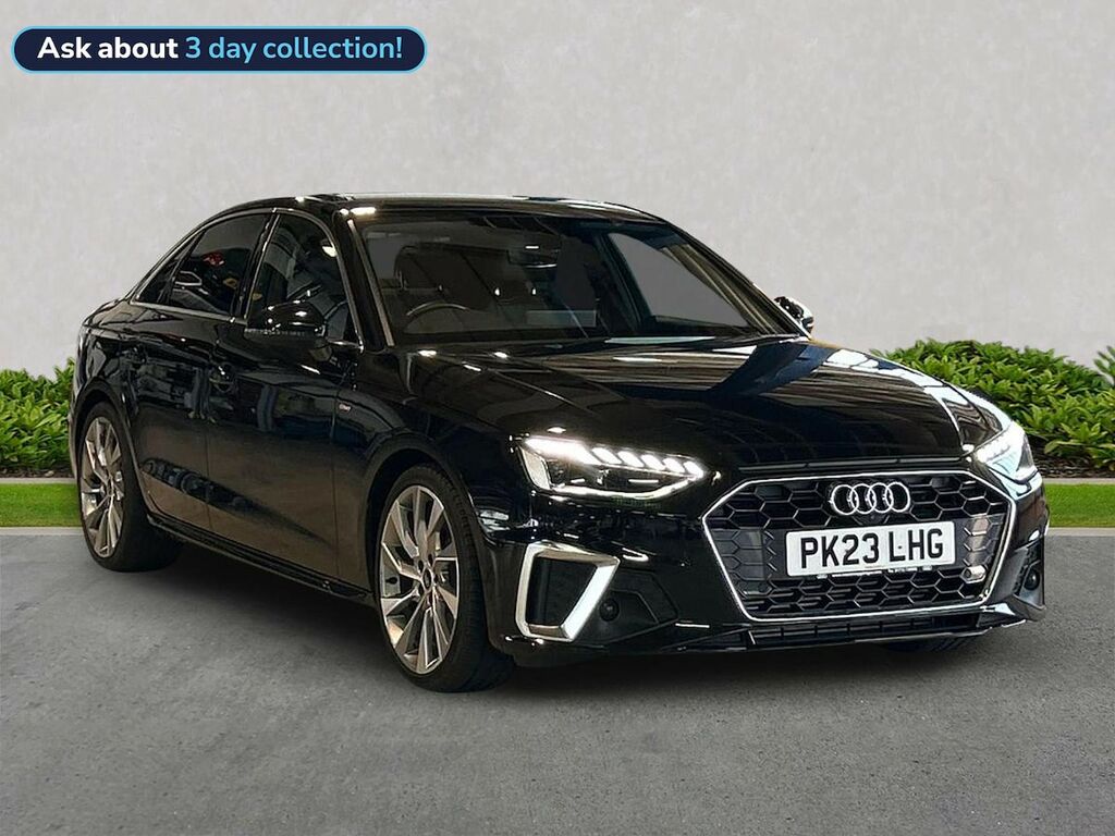 Audi A4 2.0 Tfsi 35 S Line Saloon S Tronic Euro Black