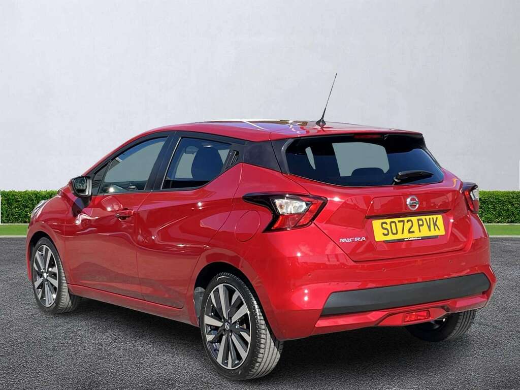 Nissan Micra 1.0 Ig-t 92 Tekna Cvt SO72PVK Red #2