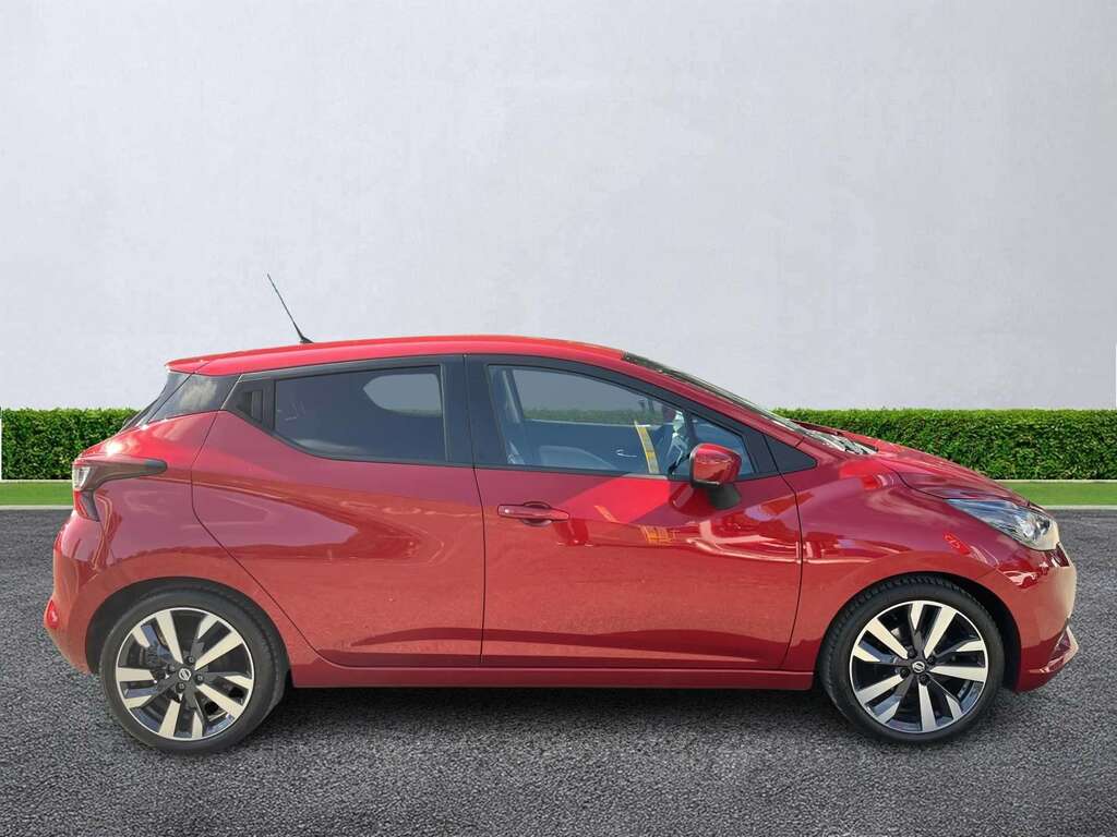 Nissan Micra 1.0 Ig-t 92 Tekna Cvt SO72PVK Red #3