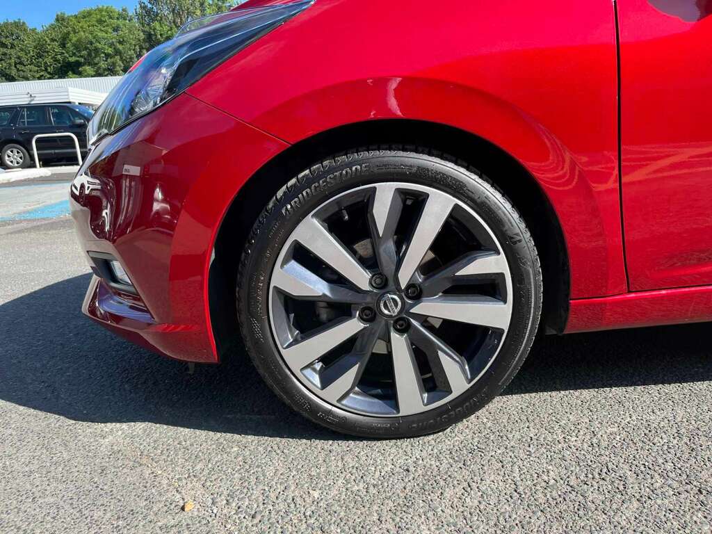 Nissan Micra 1.0 Ig-t 92 Tekna Cvt SO72PVK Red #6