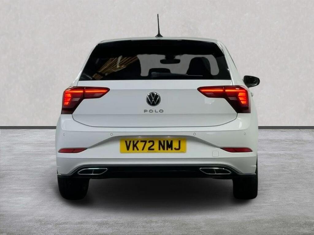 Volkswagen Polo 1.0 Tsi R-line Hatchback Euro 6 White #4