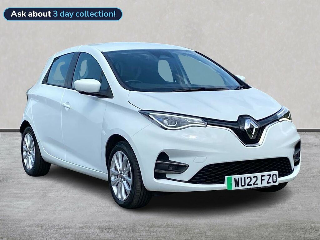 Renault Zoe R110 Ev50 52Kwh Iconic Hatchback White